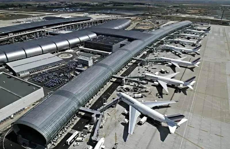 Between airports
